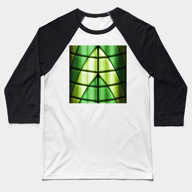 Superheroes - Green Baseball T-Shirt by BonniePhantasm